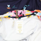 Anne Cole Surplice One-Piece Swimsuit with Underwire Gradient Floral Blue 14