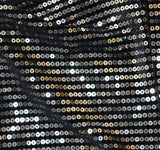 Calvin Klein Womens Embellished Sequinned Velvet Shift Dress Black / Silver 4