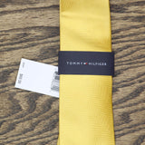 Tommy Hilfiger Men's New Herringbone Solid Skinny Tie 87991201 Yellow One Size