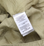 DKNY Snap Front Roll Tab Short Sleeve Shacket Jacket Shirt Pale Moss Green XS
