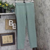 A New Day Rise Skinny Ankle Pull On Elastic Waist Trouser Pants Olive Green 6