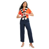 A New Day Womens High-Rise Straight Ankle Chino Pants 89476958 Navy Blue 4
