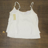 Michael by Michael Kors Womens Layered Underwire Tankini Top MM7M518 White MD