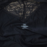 INC International Concepts Womens Lace Long Nightgown 100059837MS Black 2XL