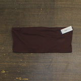 Gap Body Womens Super Stretch Bandeau Bralette GPW01354 Dark Brown M