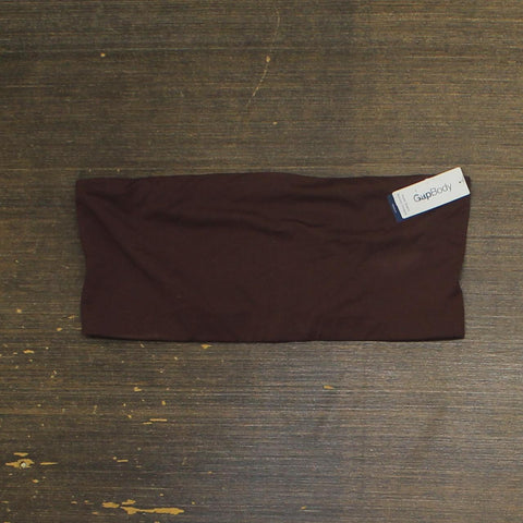 Gap Body Womens Super Stretch Bandeau Bralette GPW01354 Dark Brown M