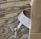 Style & Co. Womens Selbiee Slingback Dress Sandals 10019109300 Silver Gray 9.5M