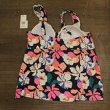 Raisins Curve Rimini Printed Tankini Top N840113 Black Multi 20W