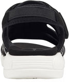 Easy Spirit Easy Dry Women's Torye8 Flat Wide Width Sandal Black Multi 9.5W