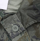 PS Paul Smith Mountain Print Field Jacket with Button Front Green Multi XL