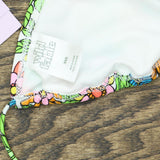 Wild Fable Women's Triangle Wrap Bikini Top Multicolor floral Print 2XS
