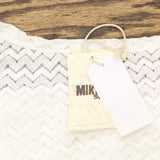 Miken Clothing Co Miken Juniors Crochet Tassel-Trimmed Kimono Cover Up White XL