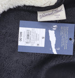 Universal Thread Crewneck Coat with Waist Pockets and Long Hem Cream Off White S