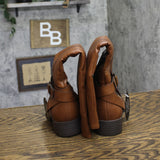 Style & Co. Womens Margoo Riding Boots Faux Leather 10021524100 Acorn Brown 6.5M
