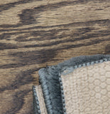 Garland Rug Rectangle Runner Area Rug Non Skid Back Seafoam Gray Green 2' x 8'
