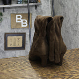 A New Day Womens Raye Tall Dress Boots 88375202 Dark Brown 8M