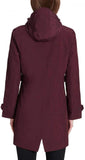 Kirkland Signature  Ladies Trench Rain Jacket 7778999 Merlot Purple 2XL