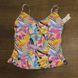 Bleu By Rod Beattie Scoop Neck Tankini Top Bleu Rod Beattie Blue Multi 18W