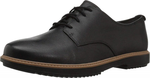 Clarks Women's Raisie Bloom Oxford Shoes 26129031 Black Leather 6.5M