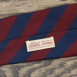 Superba Mens Striped Polyester 3" Necktie 1667e8559bab88 Red / Blue One Size