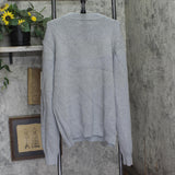 Woolrich X TGT Woods Jacquard Crewneck Pullover Sweater Heather Gray L Tall