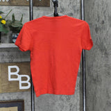 American Apparel Kids Girls Vintage Clif Bar Graphic T-Shirt Tee Red L