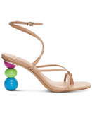 Inc International Concepts Lilliana Ball Heel Sandals Dark Almond Brown 8.5M