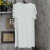 Ecothreads Womens Ribbed T-Shirt Dress 1673930