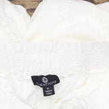 Curations Womens Petite White Gauze Pants Lined 654346 White PL