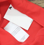 DKNY Womens Button-Front Collared Fitted Blouse Watermelon Sugar Red Orange XS
