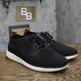 Goodfellow & Co Mens Zeke Knit Dress Sneakers Low Top Lace Up 90971821 Black 12M
