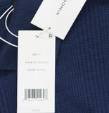 Vince Men's Variegated Textured Short Sleeve Polo Shirt Midnight Sky Blue XL