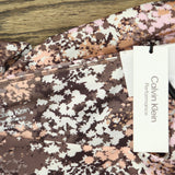 Calvin Klein Size Printed High-Waist 7/8 Leggings Conceal Creamsicle Brown 1X