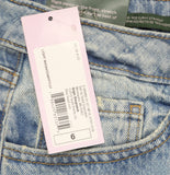 Wild Fable Womens Mid-Rise Straight Curvy Jeans 94408026 Light Wash Blue 6