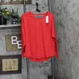 All In Motion Womens Leggings-Friendly Long Sleeve Top 90612561 Red XL