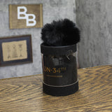 On 34th Womens Boxed Rib-Knit Beanie Pom Pom MO1542501 Black