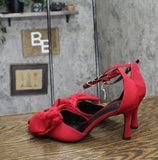 A New Day Womens Grace Bow Pumps with Memory Foam Insole 90972787 Red 9M