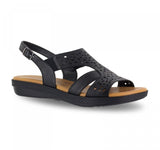 Easy Street Women's Bolt Flat Sandal BOLT Black 6M