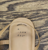 A New Day Womens Alexandra Ankle Strap Sandals 94944150 Sand Brown 10M