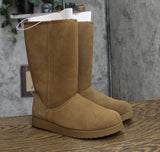 Universal Thread Womens Sarah Suede Shearling Winter Boots 91467407 Tan Brown 6M
