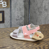 See Kai Run Basics Toddler Girls Jaylen Sandals 89516717 Gray / Pink 9T