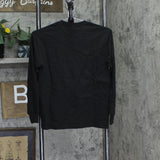 La Pop Art Big Boys Word Art Graphic Long Sleeve T-shirt Black M