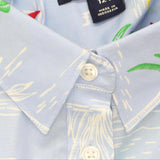 Lands' End Womens Sleeveless Patterned Button Up Shirt 485088-Sample