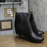 Bella Vita Womens Troy II Tall Dress Boots Block Heel TROY2 Black 6.5M