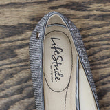 Lifestride Womens Parigi Heels Pumps 6527212 Pewter Gray 7W