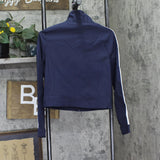 Wild Fable Womens Full Zip Track Jacket 94459392 Navy Blue 2XS