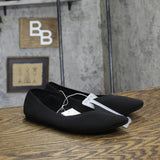 A New Day Womens Claire Knit Washable Ballet Flats 90441301 Black 8.5M