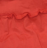 White Mark Short Sleeve V-Neck Tiered Ruffle Hem Knit Dress PS3880-04/3X Red 3X