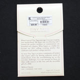 Tiny Tags Mother of Pearl Moon Pendant Necklace Gold / Opaque White 16" + 2"