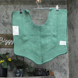 Home Weavers Contour Toilet Bathroom Rug Mat Bottle Green 20x20